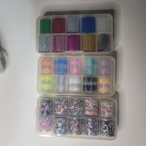 Colorful Nail Art Foil Set